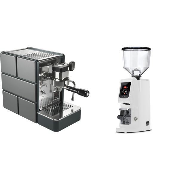 Stone Espresso Pure + Eureka Atom W 75, white