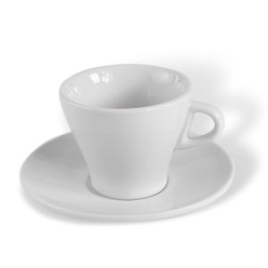 Cappuccino šálek s podšálkem ClubHouse Gardenia, 170 ml, bílá