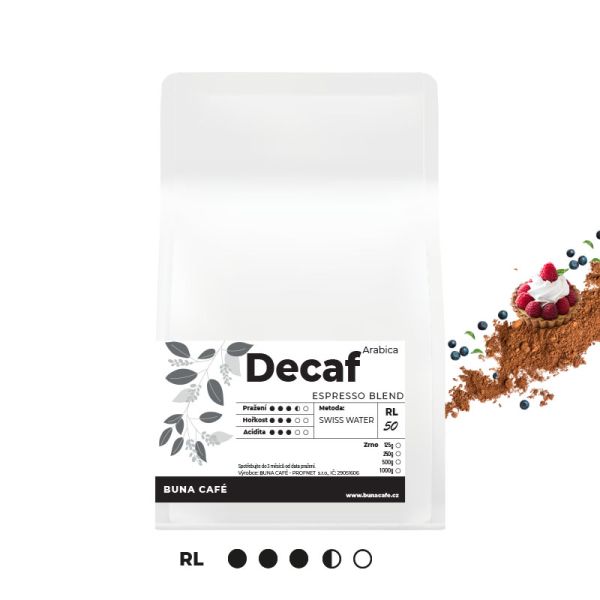 Decaffeinated Espresso Blend, RL50, 6x500g