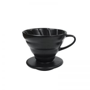 Ecocoffee keramický dripper 01, 1-2 šálky, černý