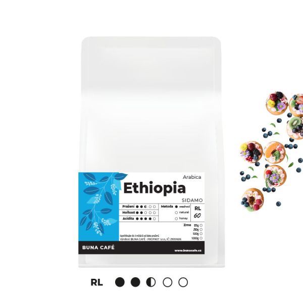 Ethiopia, Sidamo, RL60, 10x500g