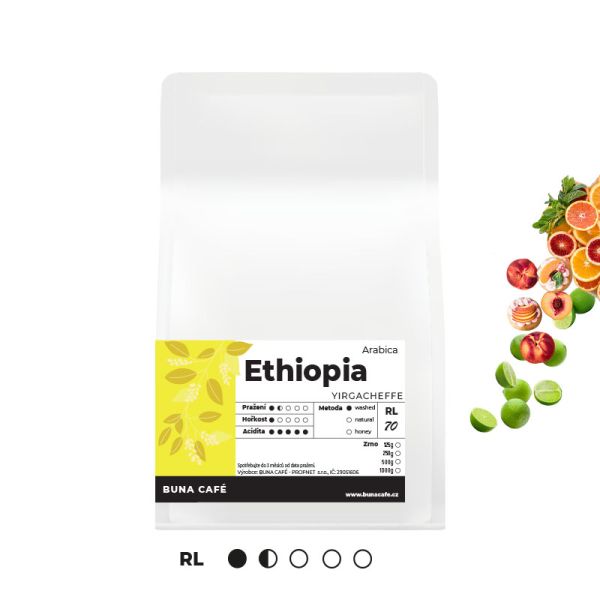 Ethiopia, Yirgacheffe, RL70, 10x500g