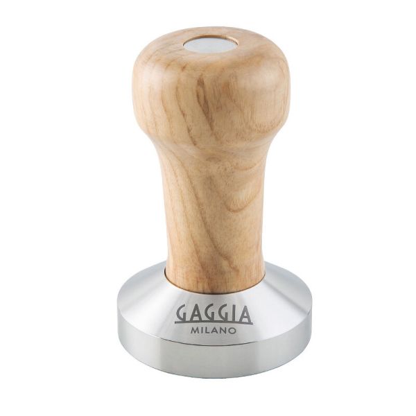 Gaggia tamper, 58mm, plochý, jasan