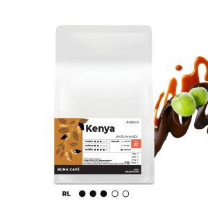 Zrnková káva Kenya, Karumandi, RL55, 250g