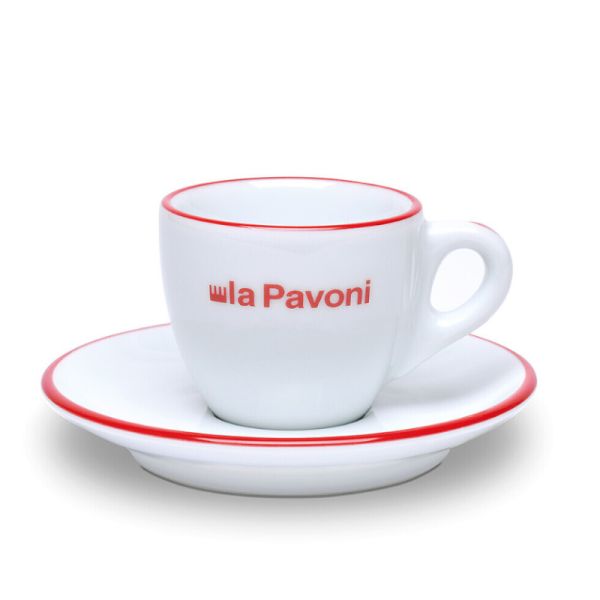 La Pavoni šálek s podšálkem 75ml, set 2 ks