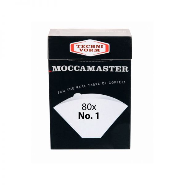 Moccamaster papierové filtre veľkosť 1, 80 ks