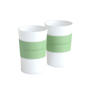 Moccamaster porcelánový hrnek, 200 ml, set 2 ks, zelený