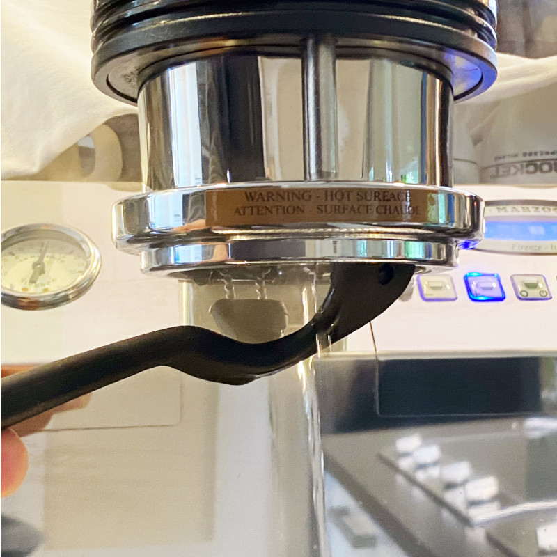 Ecocoffee kartáček na čištění hlavy kávovaru Excellente, 58mm