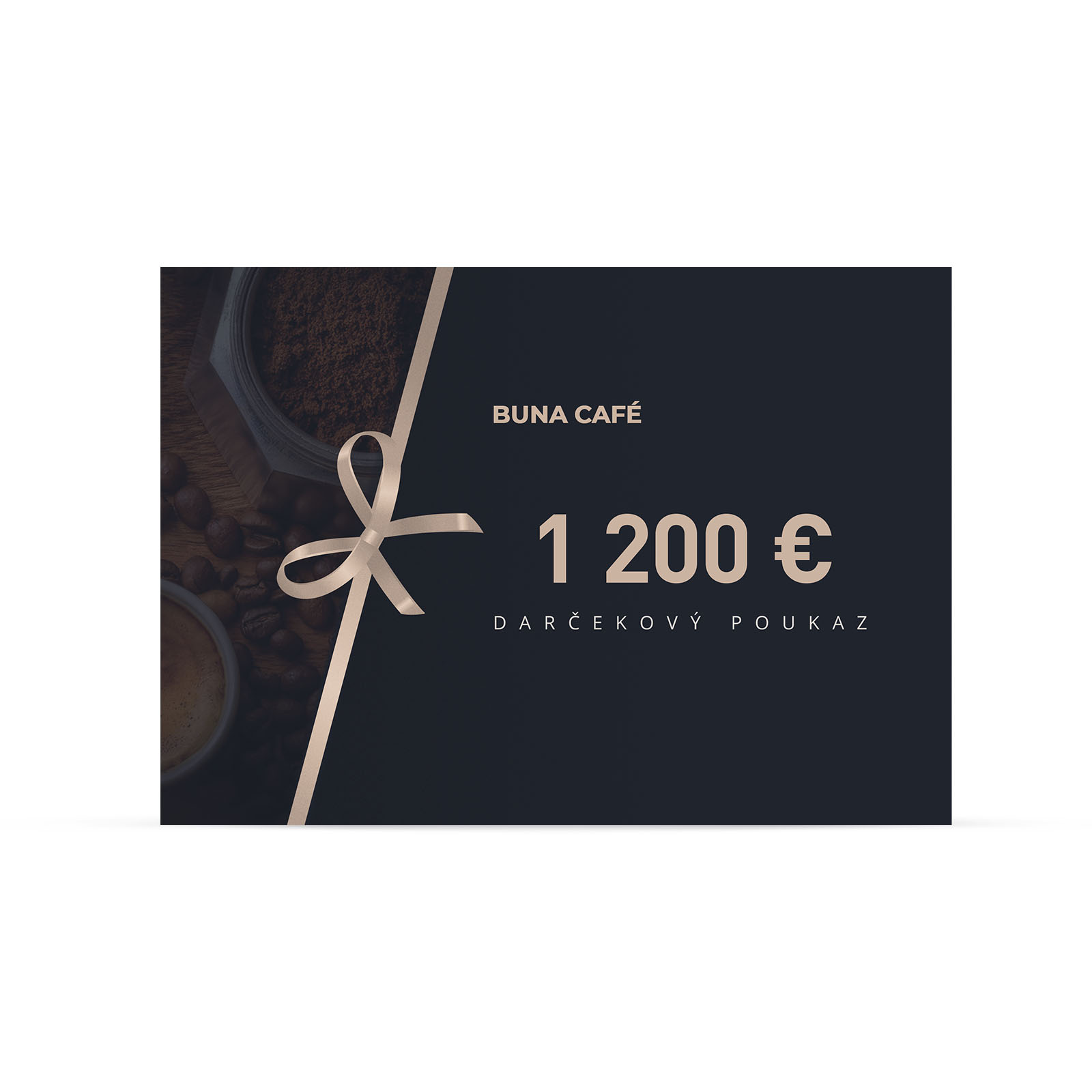 Buna café darčekový poukaz v hodnote 1 200 €
